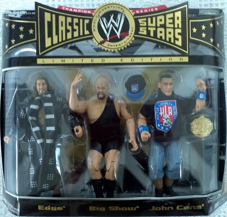 WWE Jakks Pacific Classic Superstars Edge, Big Show & John Cena [Exclusive] Action & Toy Figures PWcatalog