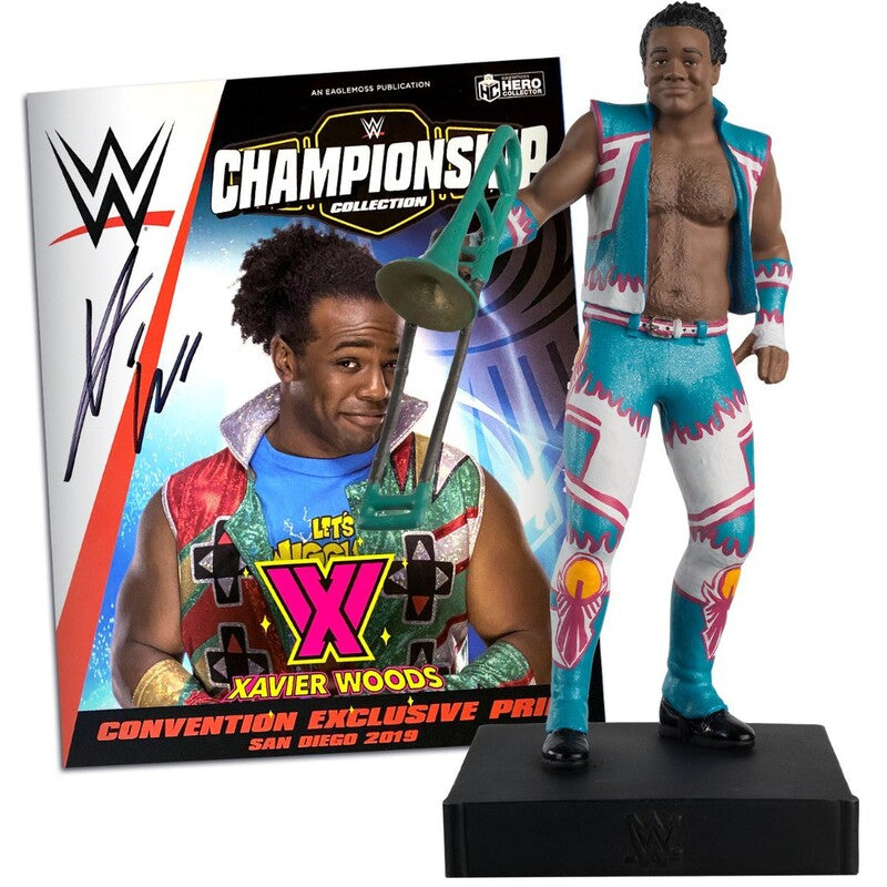 WWE Eaglemoss Hero Collector Championship Collection Xavier Woods [Exclusive]