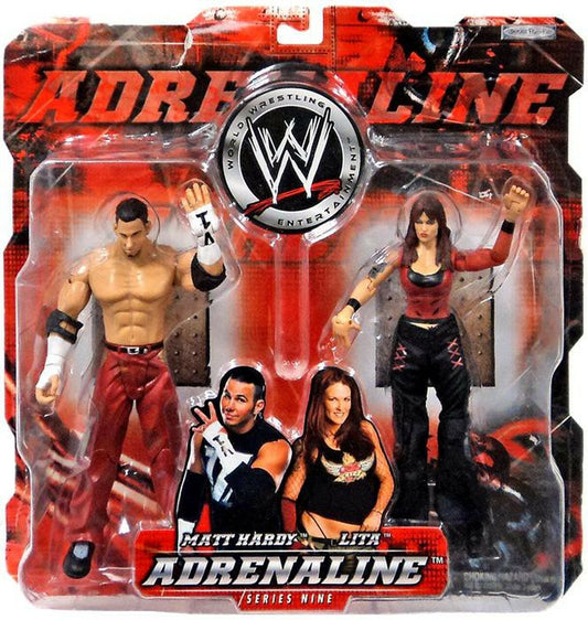 WWE Jakks Pacific Adrenaline 9 Matt Hardy & Lita