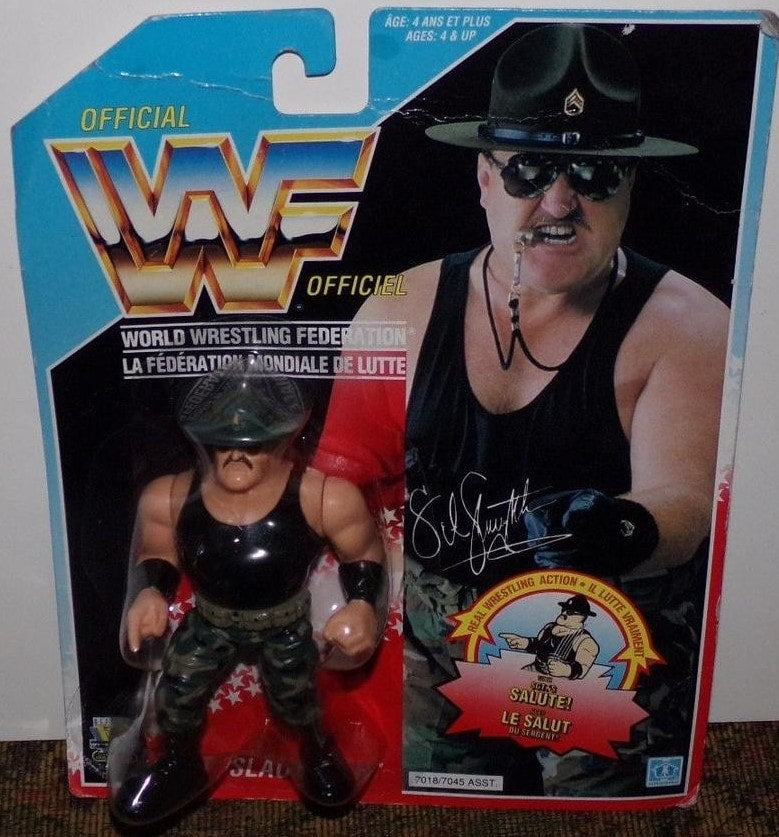 WWF Hasbro 3 Sgt. Slaughter with Sgt.'s Salute!