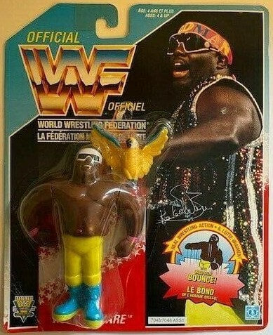 WWF Hasbro 3 Koko B. Ware with Birdman Bounce!