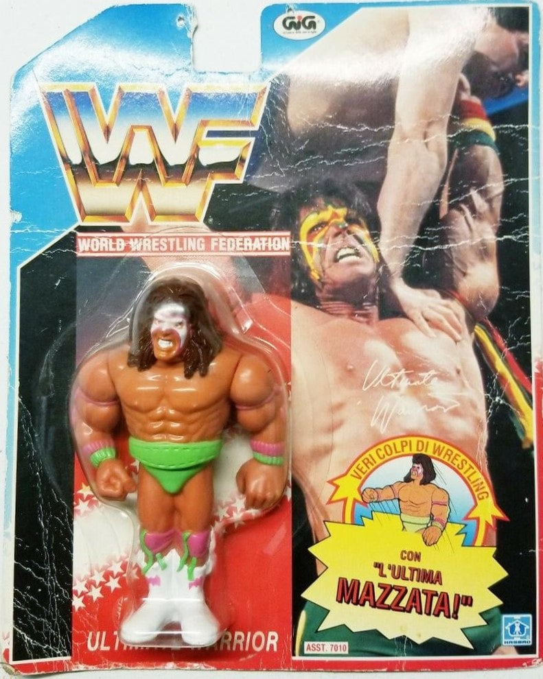 WWF Hasbro 1 Ultimate Warrior with Ultimate Smash!