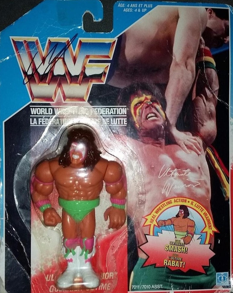 WWF Hasbro 1 Ultimate Warrior with Ultimate Smash!