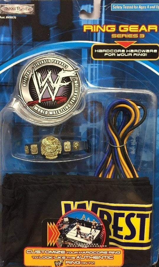 2001 WWF Jakks Pacific Ring Gear Series 3: WrestleMania X7 Set Action & Toy Figures PWcatalog