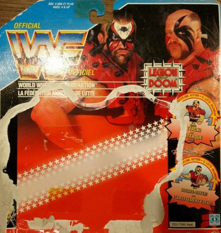 WWF Hasbro 4 Legion of Doom: Hawk with Hawk Attack! & Animal with Dooms-Dayer!