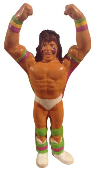 WWF Applause Mini Figures Ultimate Warrior [With White Trunks]