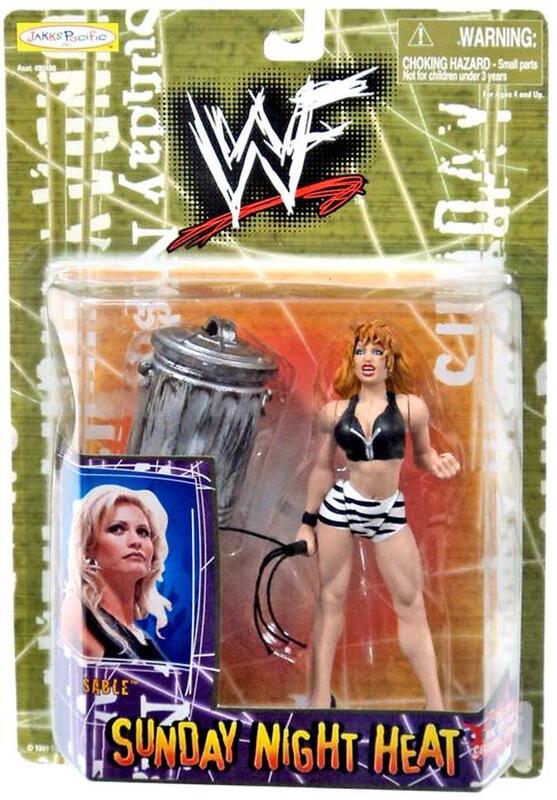 1999 WWF Jakks Pacific Sunday Night Heat Sable [Exclusive] Action & Toy Figures PWcatalog