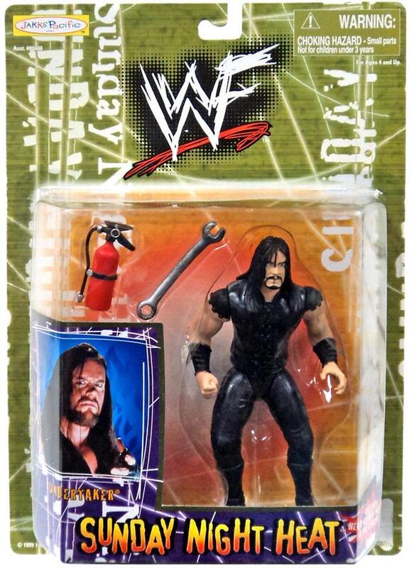 1999 WWF Jakks Pacific Sunday Night Heat Undertaker [Exclusive] Action & Toy Figures PWcatalog