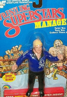 WWF LJN Wrestling Superstars 3 Bobby "The Brain" Heenan [With Scrolls on Shoulder] Action & Toy Figures PWcatalog