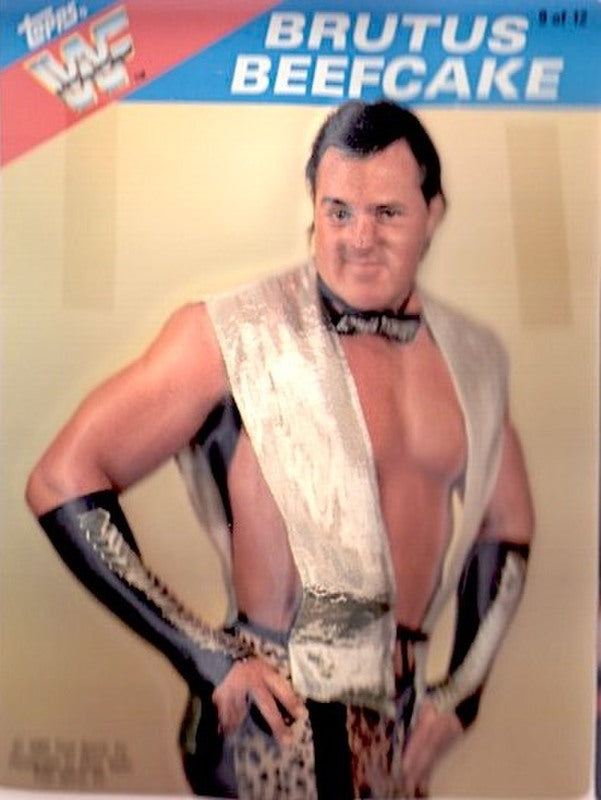 1985 Topps (Test) WWF 3-D Pro Wrestling Stars #9 Brutus Beefcake PW Catalog
