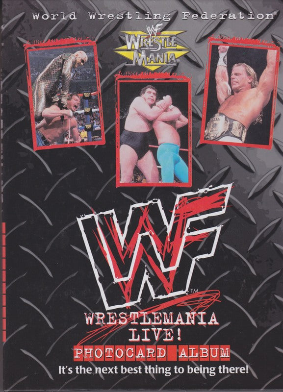 1999 WWF Comic Images Wrestlemania Live Album w/54 Photocard set &amp; 6 Chase/2 Promo cards Nm approx 2017 value:$25