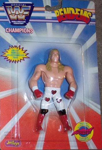 WWF Just Toys Bend-Ems Champions Shawn Michaels Action & Toy Figures PWcatalog