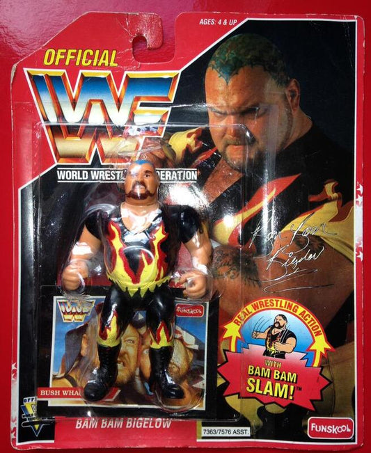 WWF Hasbro 8 Bam Bam Bigelow with Bam Bam Slam!