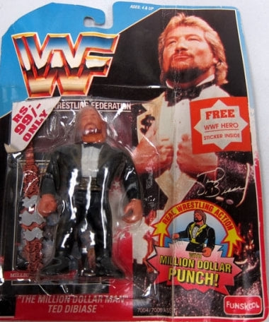 WWF Hasbro 1 "The Million Dollar Man" Ted DiBiase with Million Dollar Punch!