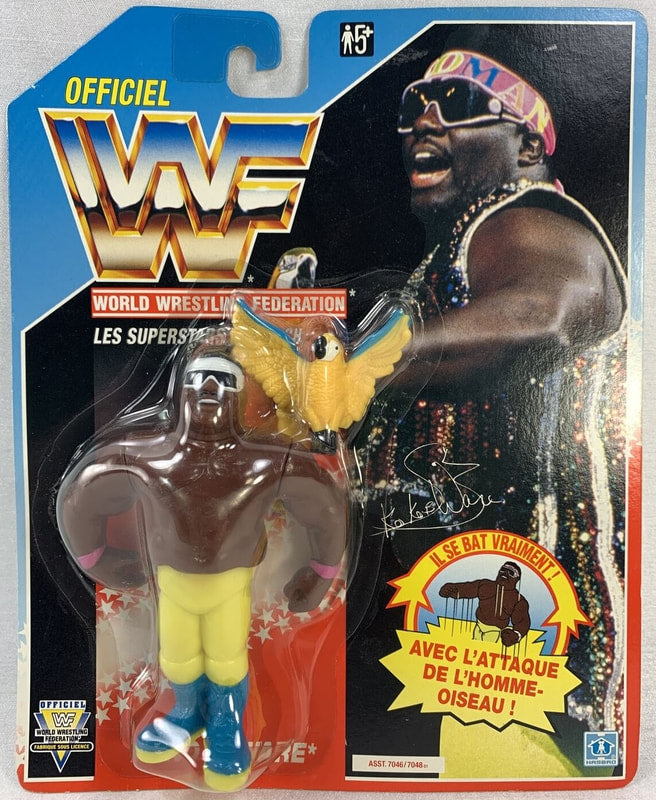 WWF Hasbro 3 Koko B. Ware with Birdman Bounce!