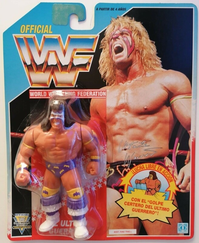 WWF Hasbro 3 Ultimate Warrior with Warrior Wham!