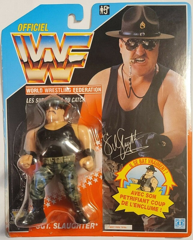 WWF Hasbro 3 Sgt. Slaughter with Sgt.'s Salute!