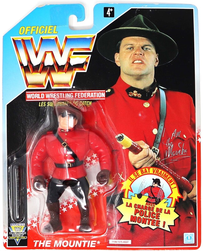 WWF Hasbro 5 The Mountie with Mountie Mash!