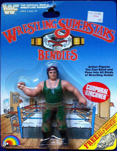 WWF LJN Wrestling Superstars Bendies Corporal Kirchner