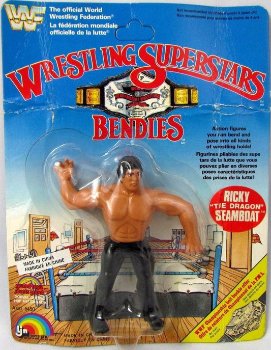 WWF LJN Wrestling Superstars Bendies Ricky "The Dragon" Steamboat