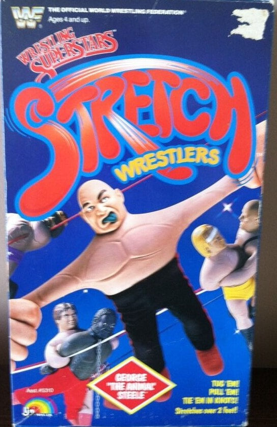 WWF LJN Wrestling Superstars Stretch Wrestlers George "The Animal" Steele