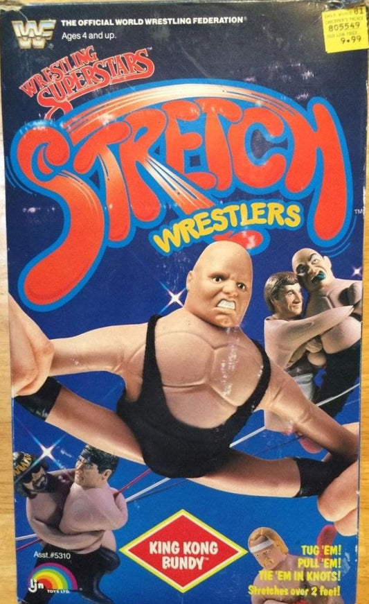 WWF LJN Wrestling Superstars Stretch Wrestlers King Kong Bundy [With Red Boots]