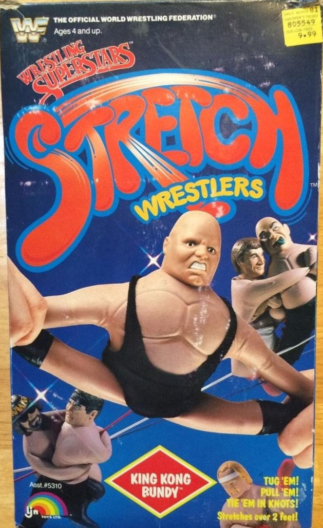 WWF LJN Wrestling Superstars Stretch Wrestlers King Kong Bundy