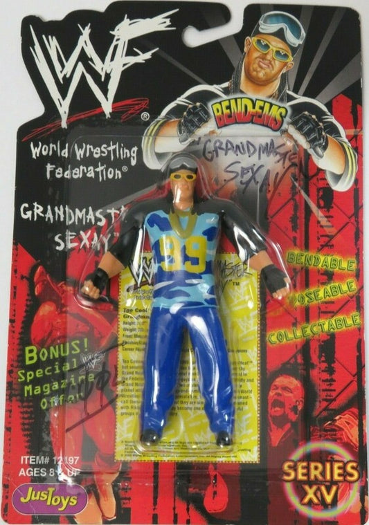 WWF Just Toys Bend-Ems 15 Grandmaster Sexay