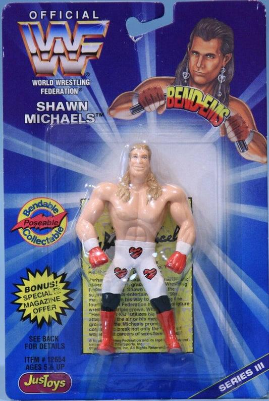 WWF Just Toys Bend-Ems 3 Shawn Michaels