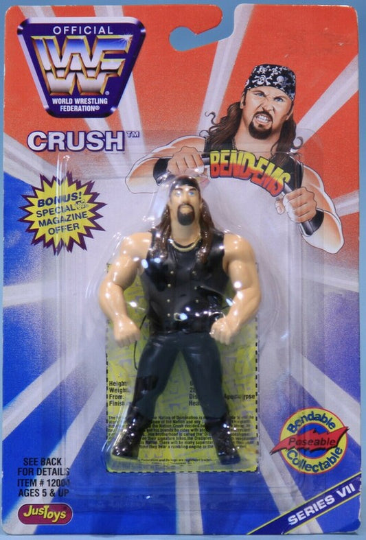 WWF Just Toys Bend-Ems 7 Crush