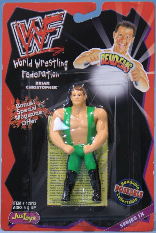 WWF Just Toys Bend-Ems 9 Brian Christoper