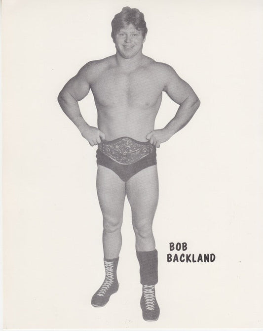 1980s WWWF CHAMPION Bob Backlund Promo Photo