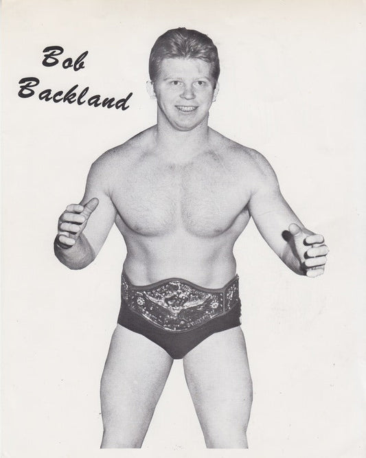 1980s WWWF CHAMPION Bob Backlund Promo Photo