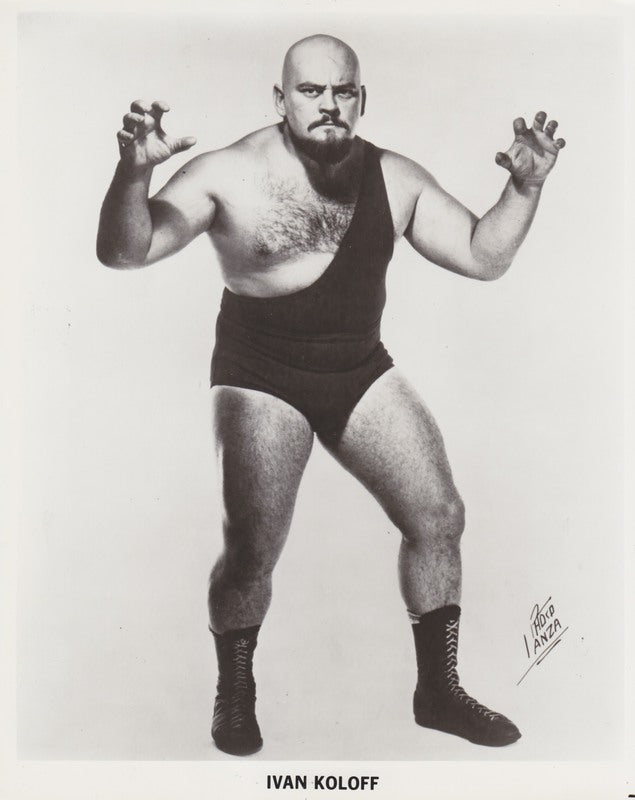 1970's WWWF The Russian Bear Ivan Koloff Promo Photo PWcatalog