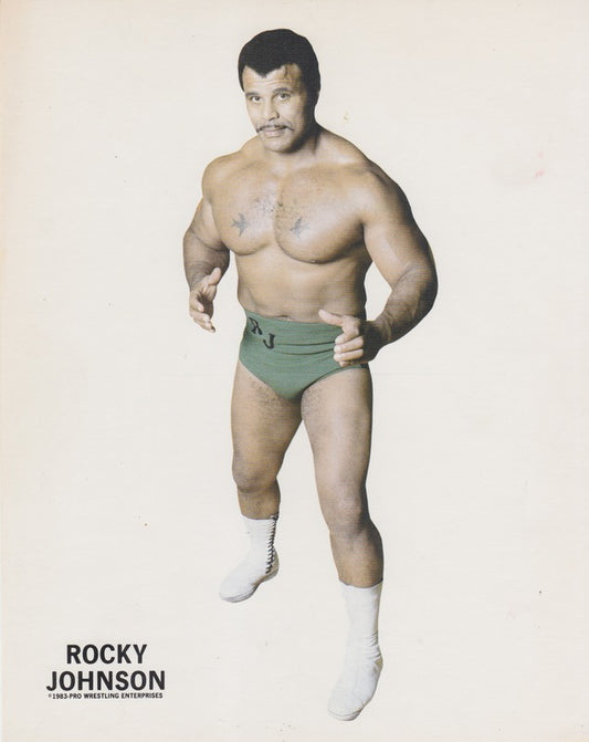 Promo-Photo-Territories-1980's-WWWF-Rocky Johnson 