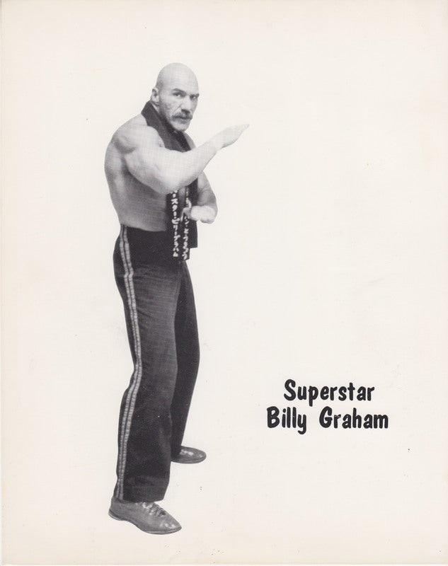 1980's WWWF Billy Superstar Graham Promo Photo PWcatalog