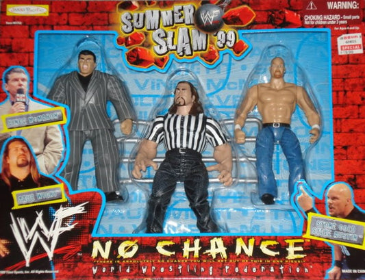 1999 WWF Jakks Pacific SummerSlam '99 No Chance Box Set: Vince McMahon, Paul Wight & Stone Cold Steve Austin [Exclusive]