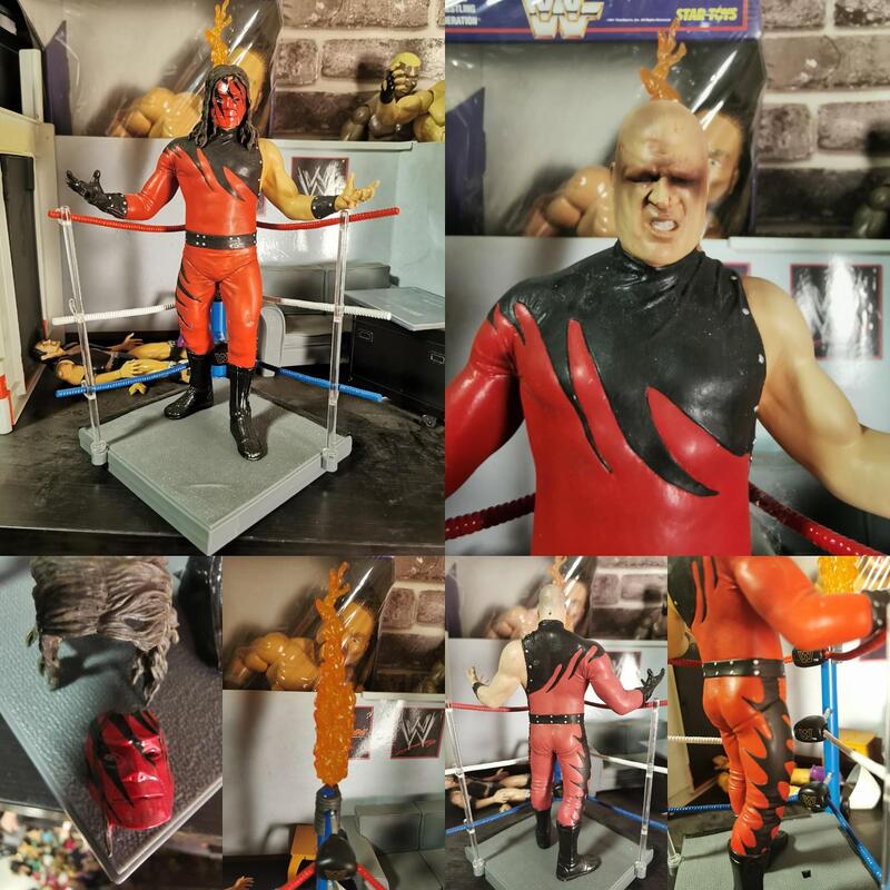 WWE Jakks Pacific Unmatched Fury Unreleased/Prototype Kane [Unreleased]