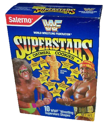 Superstars Oatmeal Cookies Hulk Hogan Ultimate Warrior - image 2