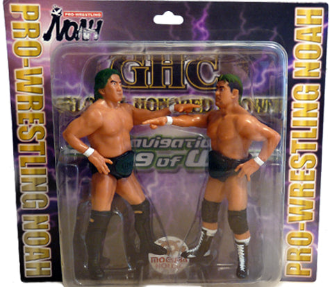 Pro-Wrestling NOAH Mogura House Multipack: Yoshihiro Takayama & Takao Omori [With Black Trunks & Championships]