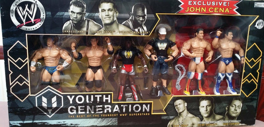 WWE Jakks Pacific Youth Generation [With Charlie Haas, Randy Orton, Shelton Benjamin, John Cena, Rob Conway & Rene Dupree]