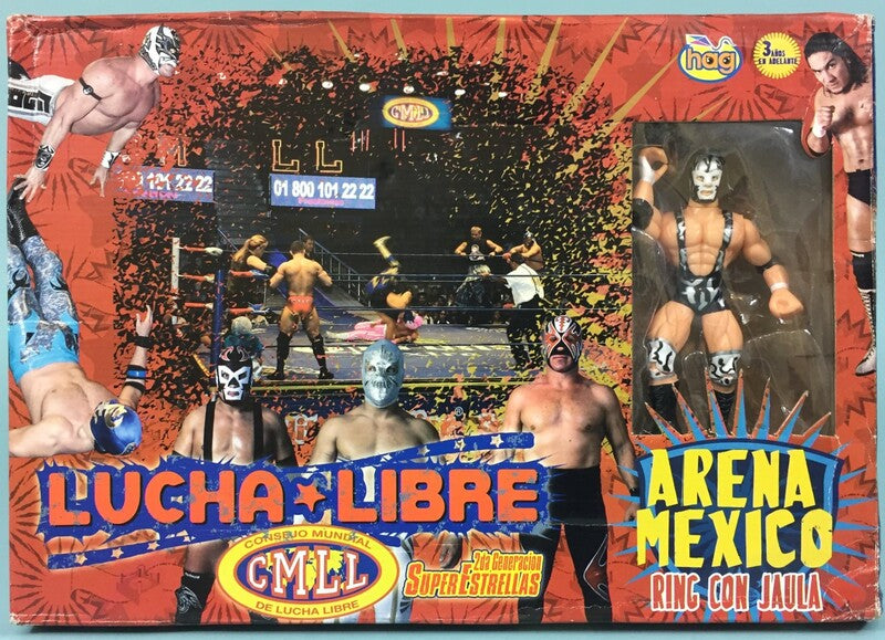 CMLL Hag Distribuidoras Super Estrellas Wrestling Rings & Playsets: Arena Mexico [With Dr. Wagner Jr. in Black Gear] Action & Toy Figures PWcatalog